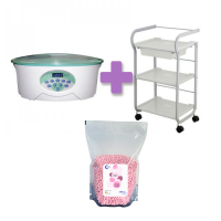 PARAFFIN PACK ANGEBOT: Finex 5 Liter Digital Paraffin Caster + Teilewagen + Paraffin mit GESCHENK Pfirsicharoma PARAFFIN PACK ANGEBOT: Finex 5 Liter Digital Paraffin Caster + Teilewagen + Paraffin mit GESCHENK Pfirsicharoma